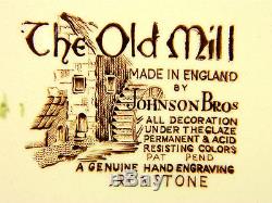 49-pieces (or Less) Of Johnson Bros. The Old MILL Brown/multicolor Excellent