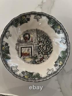 4 3 Piece Place Settings Johnson Brothers Friendly Village Christmas Holiday