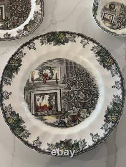 4 3 Piece Place Settings Johnson Brothers Friendly Village Christmas Holiday