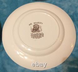 4 Johnson Bros His Majesty DINNER PLATES England Turkey Thanksgiving 10.5