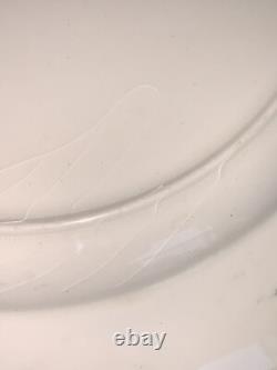 4 Mirrored Johnson Bros England Pareek Silver Platinum Luster Dinner Plates
