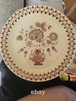 4 Piece Staffordshire Old Granite Made In England By Johnson Bros Hand Engraved