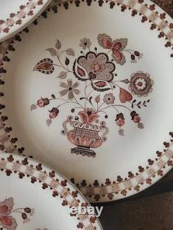 4 Piece Staffordshire Old Granite Made In England By Johnson Bros Hand Engraved