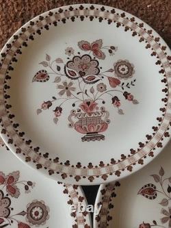 4 Piece Staffordshire Old Granite Made In England By Johnson Bros Hand Engraved