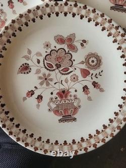 4 Piece Staffordshire Old Granite Made In England By Johnson Bros Hand Engraved