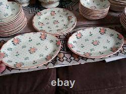 50 pcs Johnson Brothers Monticello China Dish set will split