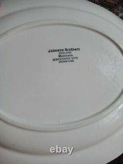 50 pcs Johnson Brothers Monticello China Dish set will split