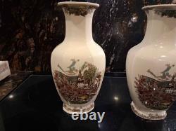 50th Anniversary Limited Edition 5000 Johnson Bros Friendly Village VASES MINT
