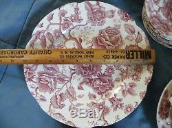 51pieces Johnson Brothers English Chippendale Pink/red China (lot)