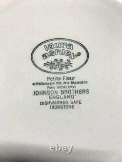 52pc Laura Ashley Petit Fleur service for 8 Stoneware Johnson Brothers England