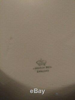 55 Pcs Royal Semi-porcelain Johnson Bros Violets Ironstone China Victorian