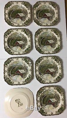 57 Piece Lot Vtg JOHNSON BROSFRIENDLY VILLAGEDinnerware School HousePERFECT