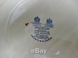 59 Piece set of Johnson Bros Old Granite Hearts and Flowers Dinnerware