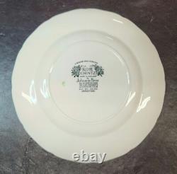 (5) 1930s Johnson Bros Rose Chintz Dinner Plates, EUC, 9 7/8 D, Charming