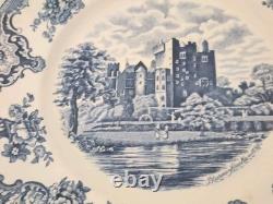 5 Johnson Brothers Blue Old Britain Castles Dinner Plates 10 Excl. Cond