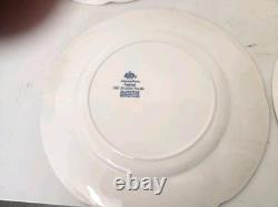 5 Johnson Brothers Blue Old Britain Castles Dinner Plates 10 Excl. Cond