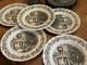 5 Johnson Brothers England Merry Christmas Dinner Plates Holiday Scene