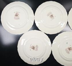 5 Johnson Brothers His Majesty Dinner Plate Set Vintage Turkey England Retro Lot