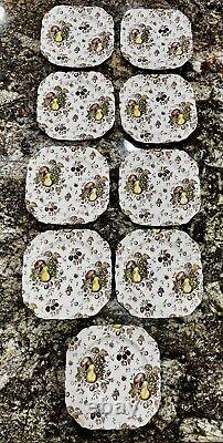 64pc AUTUMNS DELIGHT JOHNSON BROS Complete Service For 8 Dinner Plates Bowls +++