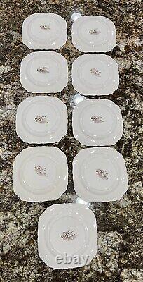 64pc AUTUMNS DELIGHT JOHNSON BROS Complete Service For 8 Dinner Plates Bowls +++