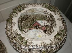 67 Pcs Johnson Brothers Friendly Village Dinnerware Set. Made in England