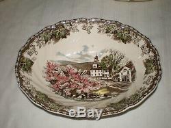 67 Pcs Johnson Brothers Friendly Village Dinnerware Set. Made in England