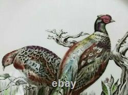 6 Games Birds Made in England by Johnson Brothers Pheasant Ironstone dishes