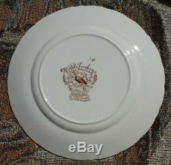 6 Johnson Bros Windsor Ware England Wild Turkey Native American Dinner Plates