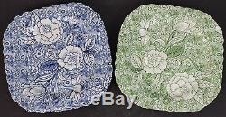 6 Johnson Brothers Liberty Tiffany Co Chintz Porcelain Square Salad Plate Set