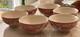 6 Pc Johnson Bros Old Britain Castles Pink Oatmeal Bowls