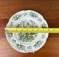 6 Rare Johnson Brothers APPLE HARVEST 8 Salad Plate