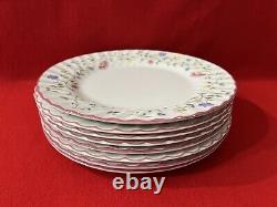 6pc Johnson Bros Summer Chintz 10.5 Dinner Plates, Made In England, A1857