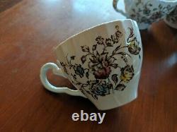 70 Piece Johnson Brothers Staffordshire Bouquet China Set