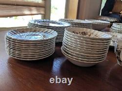 70 Piece Johnson Brothers Staffordshire Bouquet China Set