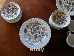 70 Piece Johnson Brothers Staffordshire Bouquet China Set