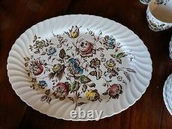 70 Piece Johnson Brothers Staffordshire Bouquet China Set