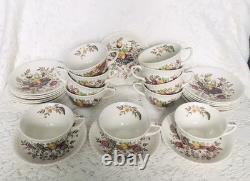 71 Piece Set 1940s/50s Johnson Bros Windsor Ware Pomona Ceramic Dinnerware Set