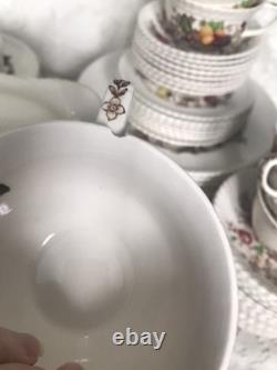 71 Piece Set 1940s/50s Johnson Bros Windsor Ware Pomona Ceramic Dinnerware Set