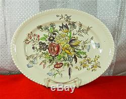 82-pcs (or Less) Of Johnson Brothers Garden Bouquet Pattern Fine English China