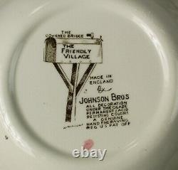 89 pcs Johnson Brothers FRIENDLY VILLAGE China Service for 12 + Extras ENGLAND