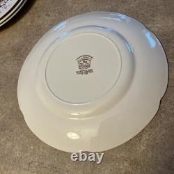 8 JOHNSON BROS. ENGLAND WINDSOR WARE-DOVER BROWN-10'' Dinner PLATE