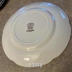 8 JOHNSON BROS. ENGLAND WINDSOR WARE-DOVER BROWN-10'' Dinner PLATE