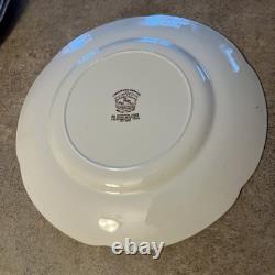 8 JOHNSON BROS. ENGLAND WINDSOR WARE-DOVER BROWN-10'' Dinner PLATE