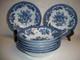(8) Johnson Brosasiatic Pheasant6.5 Cereal Bowls Blue & White