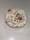 8 Johnson Bros England Pink Rose Chintz Square Salad Plates Off-set Saucer 7.75