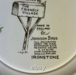 8 Johnson Brothers Friendly Village 9 7/8 Dinner Plates