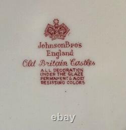 8 Johnson Brothers Pink Old Britain Castles 10 Dinner Plates