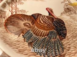 8 RARE Vtg JOHNSON BROTHERS Barnyard King 1950-1970 TURKEY DINNERS
