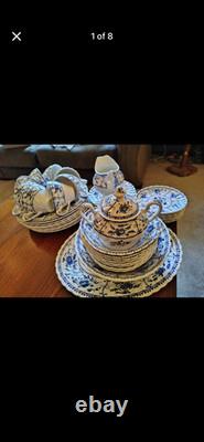 8 piece Vintage Indies Johnson brother dining china set made in England