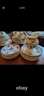 8 piece Vintage Indies Johnson brother dining china set made in England